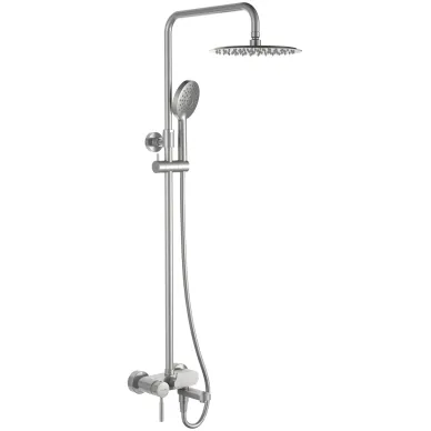 Душевая система Wasserkraft Wern 4200 (A14201) со смесителем, никель 0