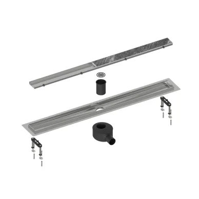 Душевой лоток Timo Drain System 600 DS230206/00 с панелью plate, 65 см, хром 0