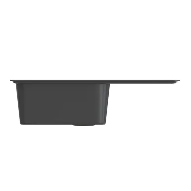 Мойка кухонная Mixline СТАНДАРТ ML-GMS15 551150 с крылом, черная 1