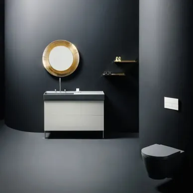 Laufen Kartell Зеркало круглое d=78см, настенное, без подсветки, цвет: медь 3.8633.1.089.000.1 9