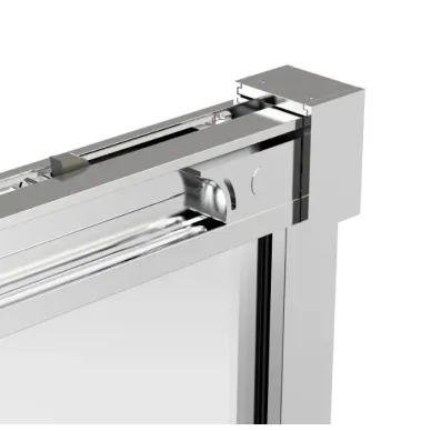 Душевой уголок Vincea Stella VSR-1ST9012GSB 120х90х200 см, профиль чёрный/стекло янтарь 7