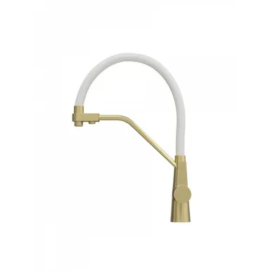 Смеситель для кухни Teymi Solli T10273 золото/белый 11