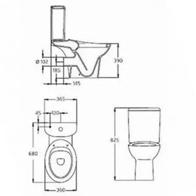 Унитаз напольный Ideal Standard Avance (W900901) с сиденьем микролифт 1