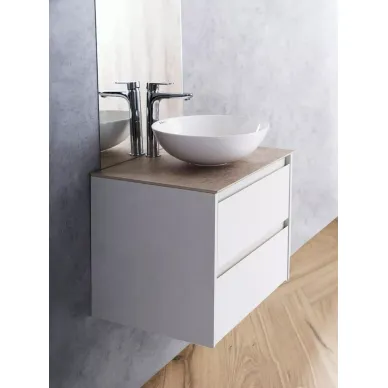 Комплект мебели для ванной Belbagno SET-KRAFT 60 (SET-KRAFT-600-BO-CDEC-BB344-LOY-GRT-600/800) Bianco Opaco 7