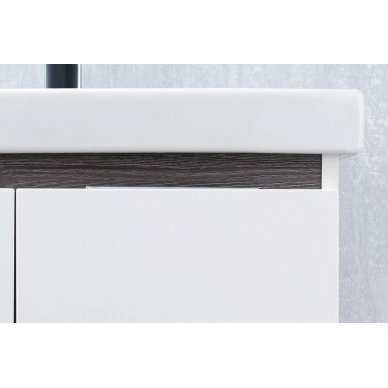 Тумба для ванной Aquaton Рене 80 (1A258601NRC80) белый/грецкий орех 7