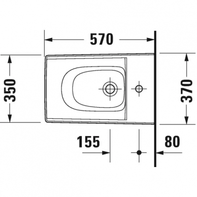 Биде подвесное Duravit Viu (2292150000) 2