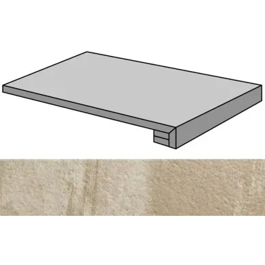Materia Beige Flame Gradone Rec-45 44.63x89.46 0