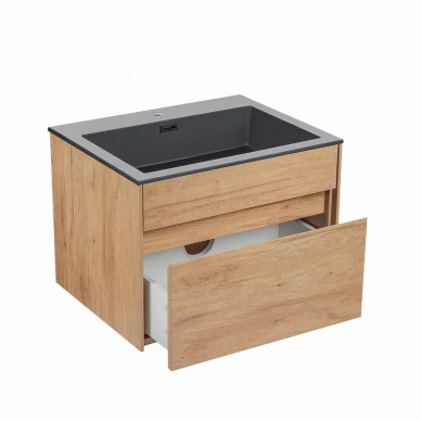 Тумба для ванной Vincea Chiara	(VMC-1C600YO) 60x48 см, подвесная Y.Oak 8