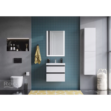 Тумба для ванной Roca Domi (857532806) (60 cм) белый глянцевый 11