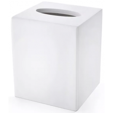 Контейнер для бумажных салфеток 3SC Mood White (MW71A) (белый матовый) настольный 0