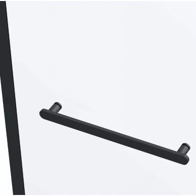 Душевой уголок Vincea Como Soft (VSR-1CS8011CLB) 110х80х195 см, профиль черный/стекло прозрачное 7