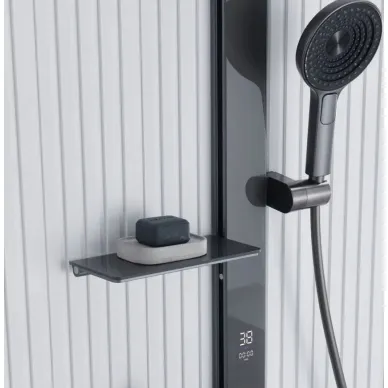 Душевая система Black & White Gravity GH-9005-GM (9005GM) термостатическая, gun metal 10