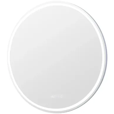 Зеркало Aquanet Оптима 304265 60 см с Led подсветкой, подогревом и часами 4