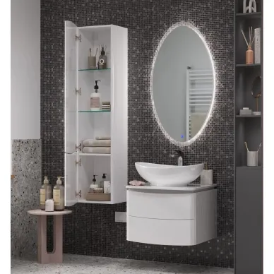Пенал Velvex Luna 35 pp.LUN.35 навесной белый 5