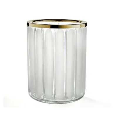 3SC Montblanc Ведро 20х20хh28см, цвет: прозрачный хрусталь/золото 24к. Lucido MB65ACRGD 0