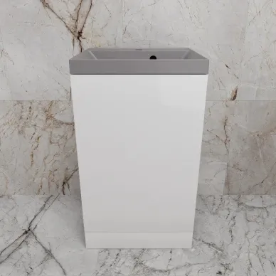 Тумба для ванной Style Line Моно ЛС-00002450 напольная, 50 см, белый софт 7