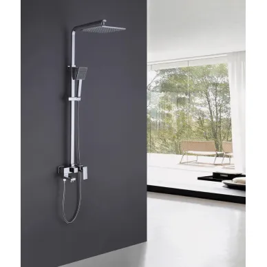 Душевая система Abber Daheim AF8216L с изливом, хром 2