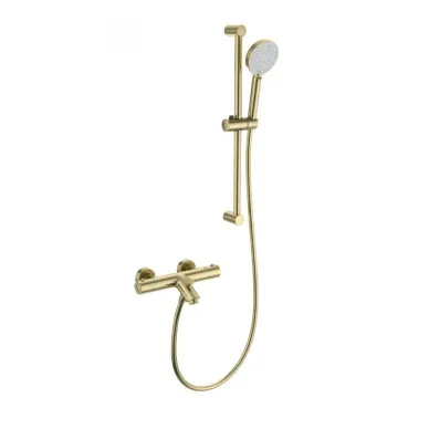 Смеситель для ванны Wonzon & Woghand WW-C2002-A-BG термостатический, брашированное золото 0