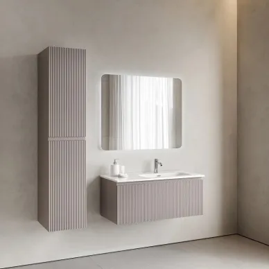 Тумба для ванной Sancos Snob R 1.0 SNR1.0100RSM правая, 100см, doha soft 5