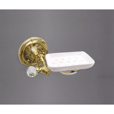 Мыльница Art&Max Barocco Crystal (AM-1786-Br-C) бронза 0