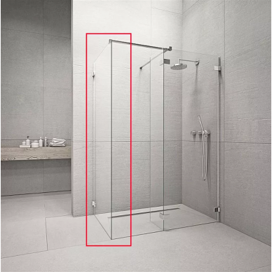 Боковая стенка Radaway Euphoria Walk-in (383120-01-01) (80 см) 0