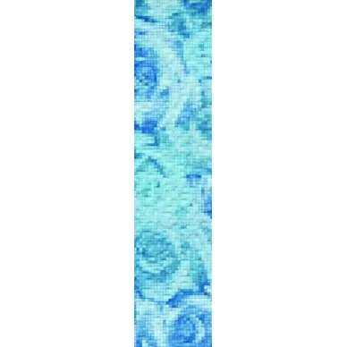 Фьюжн Бордюр голубой 1504-0077 9х40 0