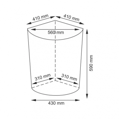 Корзина для белья Wasserkraft Salm (WB-270-L) большая 8