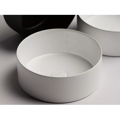 Раковина накладная Ceramicanova Element (CN6032) 35 см, белый глянцевый 6