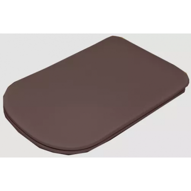 Крышка-сиденье Kerasan Tribeca Slim (519175) микролифт (бордовый матовый) 0