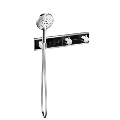 Термостат для душа Hansgrohe RainSelect (15355600) хром/черный 2