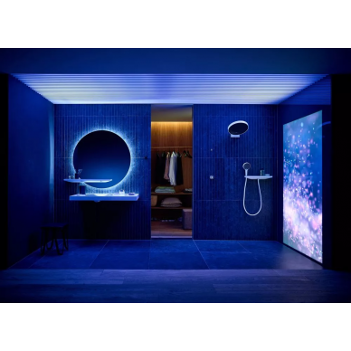 Шланговое подключение Hansgrohe Rainfinity (26843700) с полкой и держателем 5