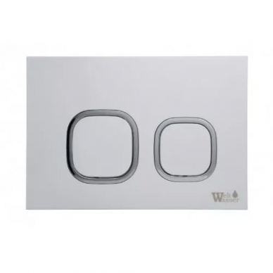 Инсталляция Welt Wasser AMBERG 497 + JECKENBACH 004 GL-WT + AMBERG RD-WT в комплекте с унитазом, безободковый, с сидением микролифт 2