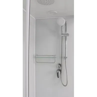 Душевая кабина Frank F412R М White (20022) (правосторонняя) 120х80х220 см, матовое стекло 8