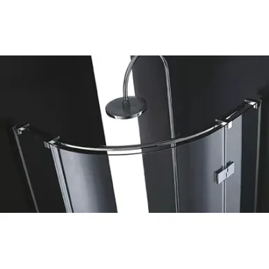 Душевой уголок Cezares Bergamo R1 Arco (R) (90x90) текстурное стекло 1