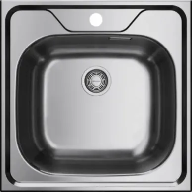 Мойка кухонная Omoikiri Saru 48-IN 4993833 48x48 см, нержавеющая сталь 1