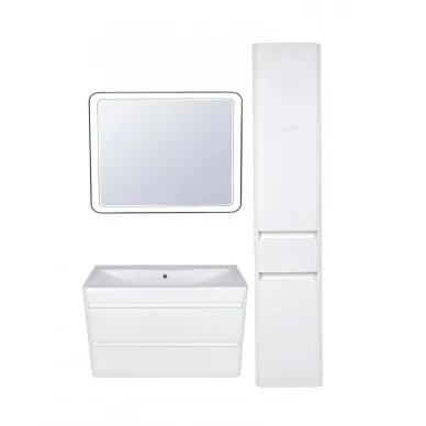 Тумба для ванной Style Line Атлантика СС-00000693 100 см подвесная, антискрейч белый 5