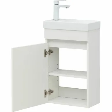 Тумба для ванной Aquanet Вега 329129 40 см, белая глянцевая 6