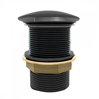 Сливной набор для раковины Teymi Solli T140107 без перелива, click-clack, чёрный матовый 7