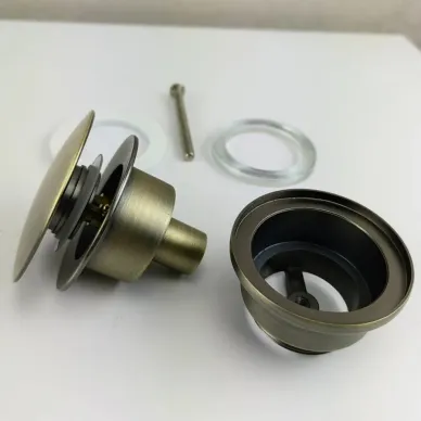 Сливной набор для раковины Teymi Lina T140214 click-clack, бронза матовая 11