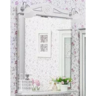 Зеркало Sanflor Адель 65 (белый/серебро) 0