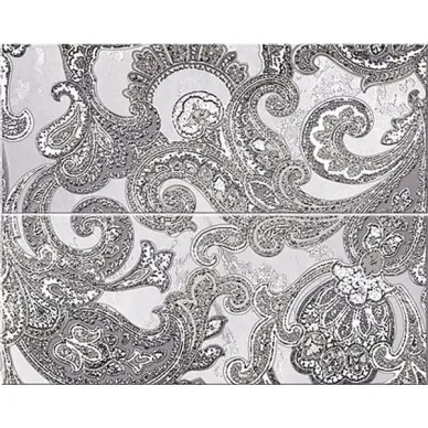 Sfumato Grey Paisley панно 50.5x40.2 0