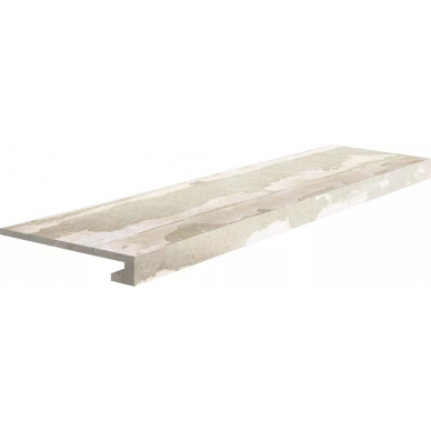 64918 Gradino Costa Retta White 33x120 0