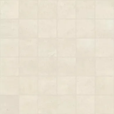 Microcement White Lappato Mosaico 5x5 29.75x29.75 0