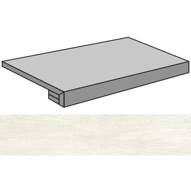 Rovere White Decape Gradone Rec-90 44.63x89.46 0