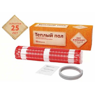 Мат нагревательный WarmStad WSM 300 Вт/2,00 кв.м (50x400 см) 0