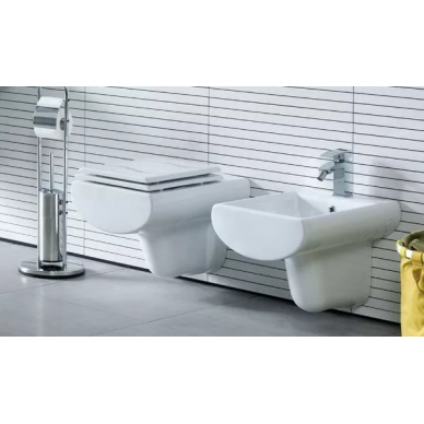 Биде подвесное Creavit Slim (SM510.00000) белое 2