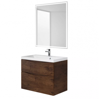 Тумба для ванной BelBagno Marino (MARINO-H60-700-2C-SO-RW-P) 70 см, Rovere Moro 6