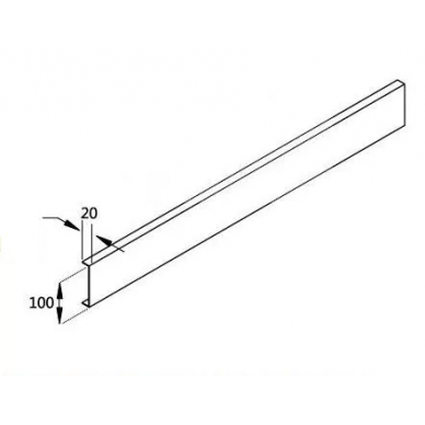 Панель для душевого поддона Cezares Tray (TRAY-AS-AH-100/90-100-SCR) белый 1