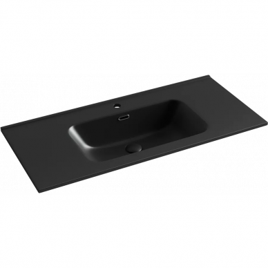 Раковина Ceramica Nova Element (CN7003MB) (101 см) прямоугольная, чёрный 0