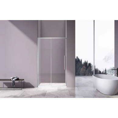 Душевая дверь Vincea Slim-N (VDS-4SN140CL) 140x195 см, профиль хром/стекло прозрачное 1